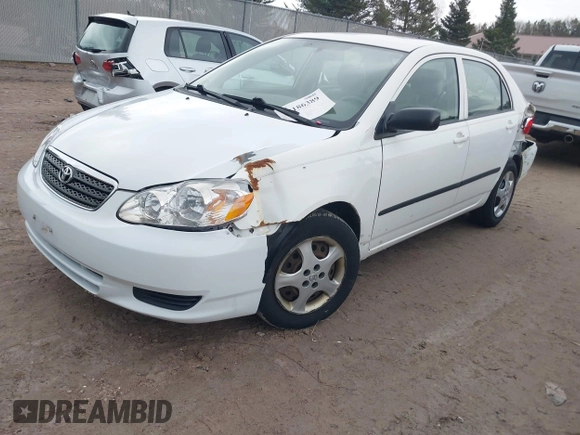 2005 Toyota Corolla CE with VIN JTDBR32E952053414, listed as a IAAI auction lot 42186389 with Not Provided miles and . Bid and sale history available at DreamBid. Image 2.