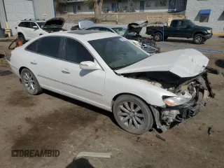 2009 Hyundai Azera Limited with VIN KMHFC46F29A357686, listed as a Copart auction lot 50432315 with 48,602 mi miles and Salvage Title. Bid and sale history available at DreamBid. Image 4.