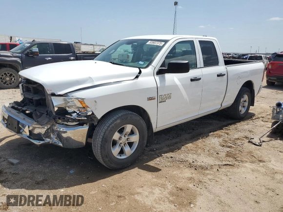 2021 Ram 1500 Tradesman z VIN 1C6RR6FT4MS500570, wystawiony jako Copart lot #53802375 z przebiegiem 50 817 mil mil oraz Szkoda całkowita • Salvage title. Historia ofert i sprzedaży dostępna na DreamBid. Obrazek 1.