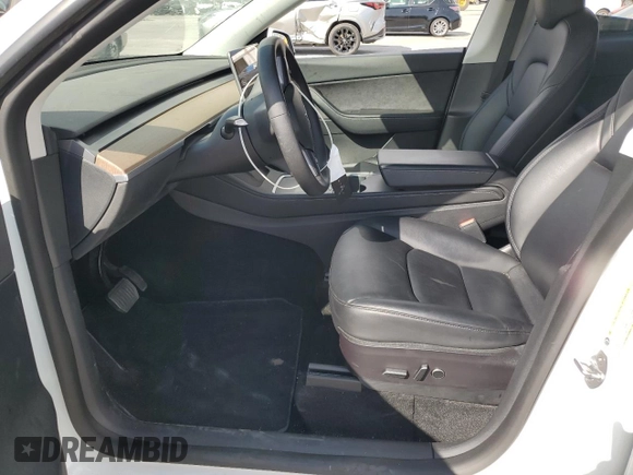 2022 Tesla Model Y Long Range z VIN 7SAYGDEE9NF434908, wystawiony jako Copart lot #56733235 z przebiegiem 38 178 mil mil oraz Szkoda całkowita • Salvage title. Historia ofert i sprzedaży dostępna na DreamBid. Obrazek 7.