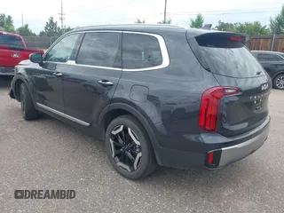 2025 Kia Telluride S with VIN 5XYP64GC0SG622891, listed as a IAAI auction lot 42781011 with 5,960 mi miles and . Bid and sale history available at DreamBid. Image 3.