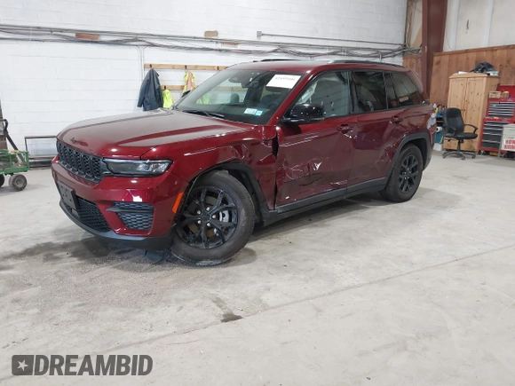 2025 Jeep Grand Cherokee Altitude X with VIN 1C4RJHAG9SC283983, listed as a IAAI auction lot 42495106 with 8,757 mi miles and . Bid and sale history available at DreamBid. Image 2.