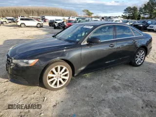 2014 Audi A6 2.0T Premium Plus with VIN WAUDFAFC2EN092291, listed as a Copart auction lot 46978435 with 176,555 mi miles and Salvage Title. Bid and sale history available at carsss.com. Image 1.