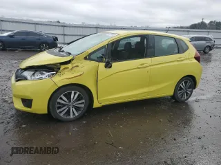 2016 Honda Fit EX-L with VIN 3HGGK5H80GM705311, listed as a Copart auction lot 45185035 with 26,457 mi miles and Salvage title. Bid and sale history available at DreamBid. Image 1.