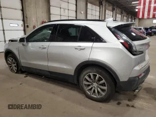 2019 Cadillac XT4 AWD Sport with VIN 1GYFZFR45KF185536, listed as a Copart auction lot 80544914 with 46,496 mi miles and Salvage Title. Bid and sale history available at DreamBid. Image 2.