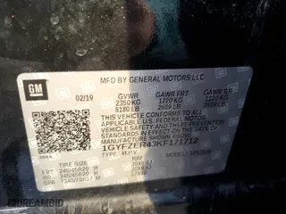 2019 Cadillac XT4 FWD Sport with VIN 1GYFZER43KF171712, listed as a Copart auction lot 85752454 with 81,158 mi miles and Salvage Title. Bid and sale history available at carsss.com. Image 15.