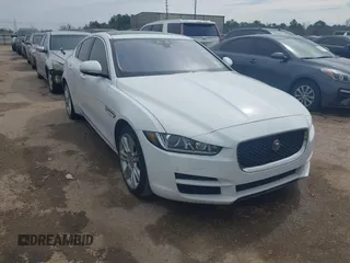 2019 Jaguar XE 25t Premium with VIN SAJAD4FX1KCP44679, listed as a IAAI auction lot 41659314 with 91,701 mi miles. Bid and sale history available at carsss.com. Image 1.