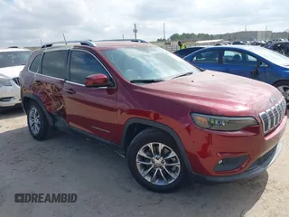 2021 Jeep Cherokee Latitude Lux with VIN 1C4PJLMX3MD145939, listed as a IAAI auction lot 41503277 with 71,550 mi miles. Bid and sale history available at carsss.com. Image 1.