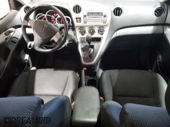 2009 Pontiac Vibe with VIN 5Y2SM67099Z422007, listed as a Copart auction lot 45601695 with 120,318 mi miles and Salvage Title. Bid and sale history available at carsss.com. Image 8.