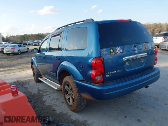 2006 Dodge Durango SLT with VIN 1D4HB48N26F109489, listed as a IAAI auction lot 41540288 with 184,092 mi miles and . Bid and sale history available at DreamBid. Image 3.