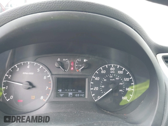 2016 Nissan Sentra SV with VIN 3N1AB7AP1GY224772, listed as a IAAI auction lot 41935690 with 169,140 mi miles and . Bid and sale history available at DreamBid. Image 7.