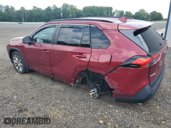 2021 Toyota RAV4 XLE Premium z VIN 2T3A1RFV2MW184609, wystawiony jako Copart lot #60129555 z przebiegiem 69 502 mil mil oraz Szkoda całkowita • Salvage title. Historia ofert i sprzedaży dostępna na DreamBid. Obrazek 2.