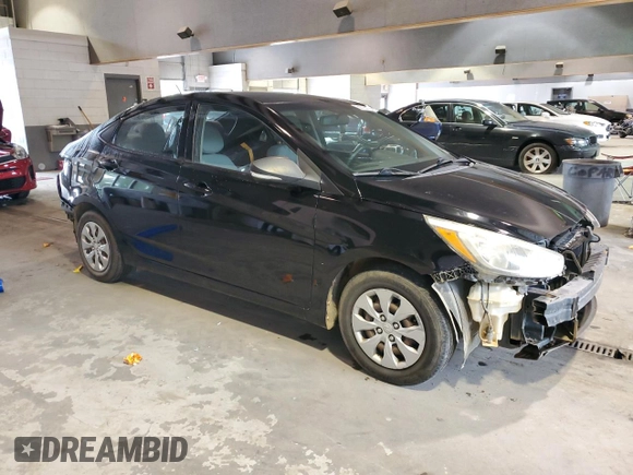 2015 Hyundai Accent GLS with VIN KMHCT4AE1FU820929, listed as a Copart auction lot 59723093 with 163,001 mi miles. Bid and sale history available at carsss.com. Image 4.