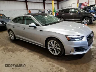 2022 Audi A5 Sportback Premium with VIN WAUABCF5XNA015901, listed as a Copart auction lot 45576204 with 12,271 mi miles. Bid and sale history available at carsss.com. Image 4.