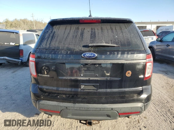2014 Ford Utility Police Interceptor with VIN 1FM5K8AR9EGC08206, listed as a Copart auction lot 75735554 with 155,388 mi miles and Salvage Title. Bid and sale history available at carsss.com. Image 6.