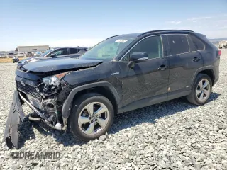 2021 Toyota RAV4 Hybrid LE with VIN JTMB6RFV5MD039647, listed as a Copart auction lot 62520955 with 33,708 mi miles and Salvage title. Bid and sale history available at DreamBid. Image 1.