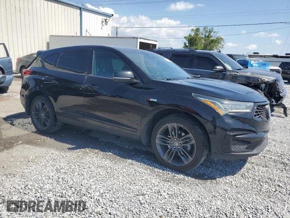 2020 Acura RDX w/A-Spec Pkg with VIN 5J8TC1H68LL016552, listed as a Copart auction lot 57531975 with 106,826 mi miles and Non repairable. Bid and sale history available at DreamBid. Image 4.