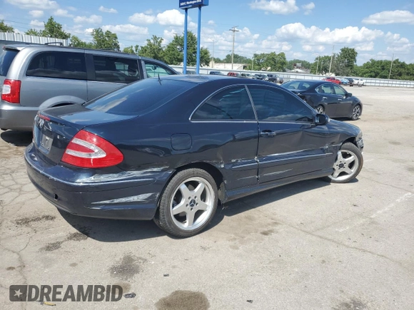 2004 Mercedes-Benz CLK 500 with VIN WDBTJ75J44F095359, listed as a Copart auction lot 63220175 with 140,232 mi miles and Clean title. Bid and sale history available at DreamBid. Image 3.