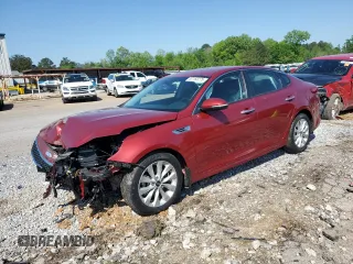 2018 Kia Optima LX with VIN 5XXGT4L35JG225436, listed as a Copart auction lot 52165275 with 11,529 mi miles and Salvage Title. Bid and sale history available at carsss.com. Image 1.