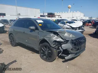 2020 Audi Q3 S line Premium Plus with VIN WA1EECF38L1089559, listed as a IAAI auction lot 41715264 with 74,192 mi miles. Bid and sale history available at carsss.com. Image 1.