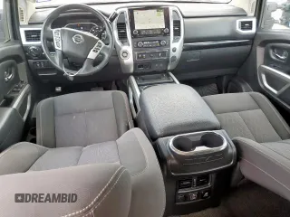 2021 Nissan Titan SV with VIN 1N6AA1EF0MN512559, listed as a Copart auction lot 61561305 with 31,344 mi miles and Salvage title. Bid and sale history available at DreamBid. Image 8.