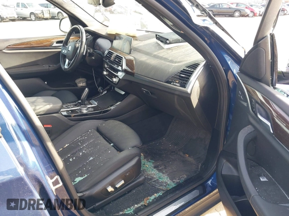 2021 BMW X3 xDrive30i with VIN 5UXTY5C08M9G21116, listed as a IAAI auction lot 41834586 with 51,441 mi miles and . Bid and sale history available at DreamBid. Image 5.
