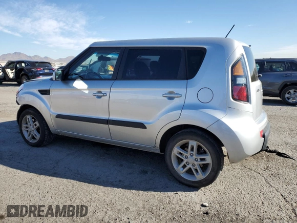 2011 Kia Soul + with VIN KNDJT2A22B7717775, listed as a Copart auction lot 81186954 with 154,095 mi miles and Salvage Title. Bid and sale history available at carsss.com. Image 2.