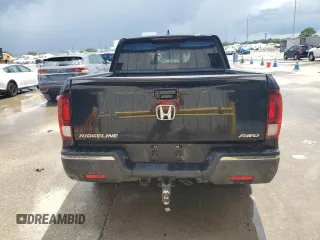 2018 Honda Ridgeline RTL-E with VIN 5FPYK3F78JB017738, listed as a Copart auction lot 62852835 with 95,778 mi miles and Salvage title. Bid and sale history available at DreamBid. Image 6.