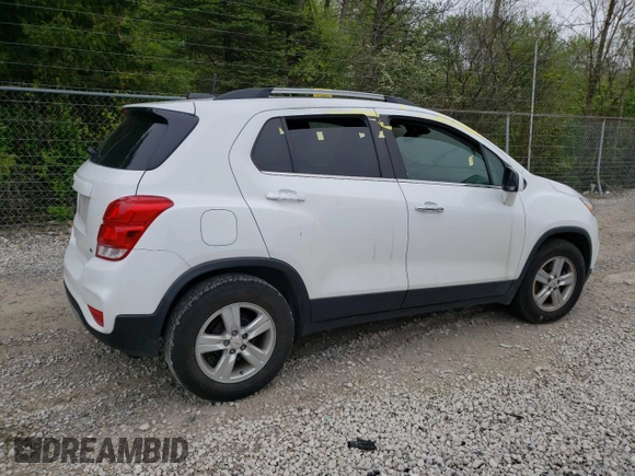 2019 Chevrolet Trax LT z VIN KL7CJLSBXKB825123, wystawiony jako Copart lot #55536535 z przebiegiem Nie podano mil oraz Szkoda całkowita • Salvage title. Historia ofert i sprzedaży dostępna na DreamBid. Obrazek 3.