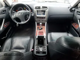 2007 Lexus IS 250 with VIN JTHBK262872039083, listed as a Copart auction lot 57882035 with 191,011 mi miles and Salvage title. Bid and sale history available at DreamBid. Image 8.