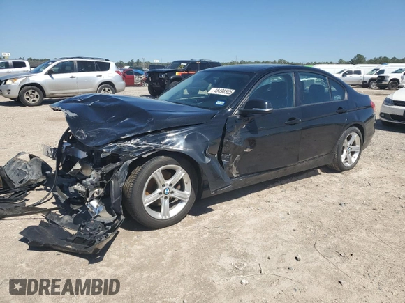 2014 BMW 3 Series 328d with VIN WBA3D3C50EK157059, listed as a Copart auction lot 48498525 with 91,321 mi miles and Salvage Title. Bid and sale history available at carsss.com. Image 1.
