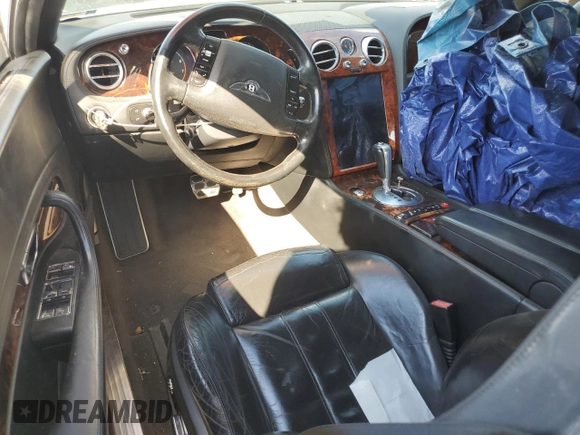 2005 Bentley Continental GT GT z VIN SCBCR63W25C026291, wystawiony jako Copart lot #71823914 z przebiegiem 62 431 mil mil oraz Szkoda całkowita • Salvage title. Historia ofert i sprzedaży dostępna na DreamBid. Obrazek 8.