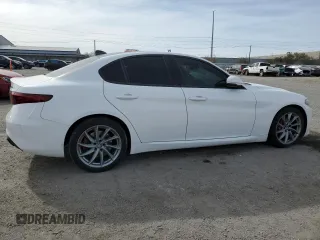 2022 Alfa Romeo Giulia with VIN ZARFAMAN2N7656343, listed as a Copart auction lot 49706275 with 63,524 mi miles and Salvage title. Bid and sale history available at DreamBid. Image 3.