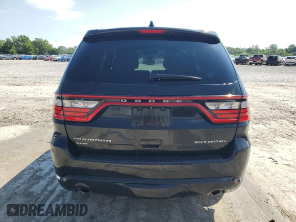 2015 Dodge Durango Citadel with VIN 1C4RDJEG9FC750902, listed as a Copart auction lot 62283165 with 140,198 mi miles and Salvage title. Bid and sale history available at DreamBid. Image 6.