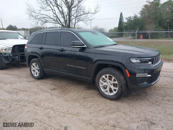 2023 Jeep Grand Cherokee Limited with VIN 1C4RJHBG4PC528307, listed as a IAAI auction lot 41113630 with 13,998 mi miles. Bid and sale history available at carsss.com. Image 1.