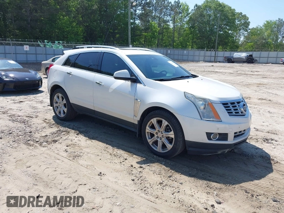 2013 Cadillac SRX Performance Collection with VIN 3GYFNDE34DS530275, listed as a IAAI auction lot 42148040 with 244,929 mi miles. Bid and sale history available at carsss.com. Image 1.