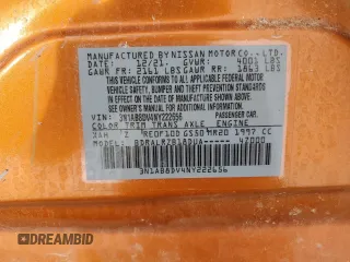 2022 Nissan Sentra SR z VIN 3N1AB8DV4NY222656, wystawiony jako Copart lot #53302745 z przebiegiem 46 421 mil mil oraz Szkoda całkowita • Salvage title. Historia ofert i sprzedaży dostępna na DreamBid. Obrazek 13.
