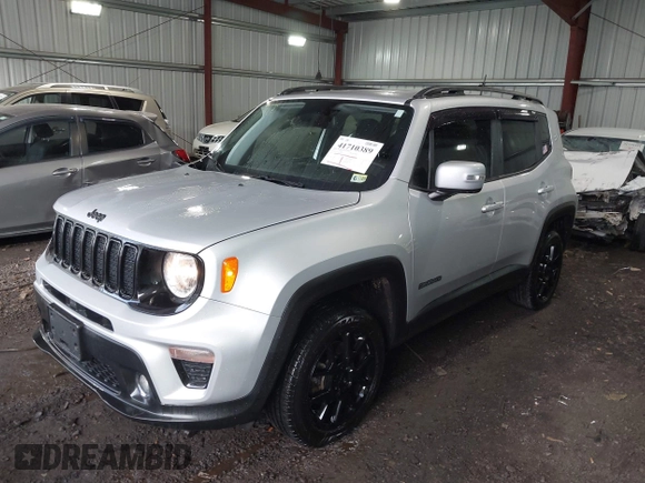 2020 Jeep Renegade Latitude with VIN ZACNJBBB9LPL83624, listed as a IAAI auction lot 41710389 with 40,322 mi miles. Bid and sale history available at carsss.com. Image 17.