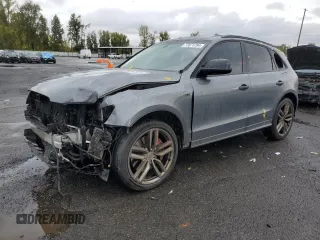 2017 Audi SQ5 Premium Plus with VIN WA1CCAFP2HA045617, listed as a Copart auction lot 77871754 with 109,057 mi miles and Salvage Title. Bid and sale history available at carsss.com. Image 1.