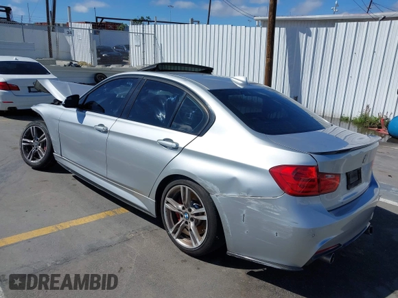2014 BMW 3 Series 335i with VIN WBA3A9G59ENS64793, listed as a IAAI auction lot 41746865 with 93,899 mi miles. Bid and sale history available at carsss.com. Image 3.