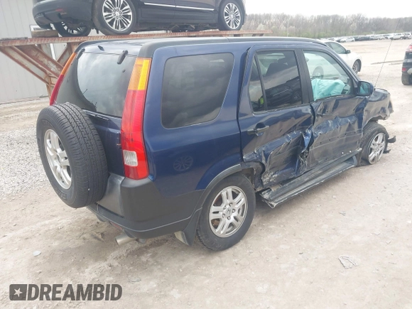 2002 Honda CR-V EX with VIN SHSRD78862U000791, listed as a IAAI auction lot 41944487 with 279,563 mi miles. Bid and sale history available at carsss.com. Image 4.