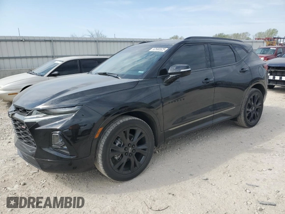 2022 Chevrolet Blazer RS с VIN 3GNKBERS8NS218666, выставлен на аукционе Copart как лот 52580525 с пробегом 43 289 миль миль и Списание • Salvage title. История ставок и продаж доступна на DreamBid. Изображение 1.