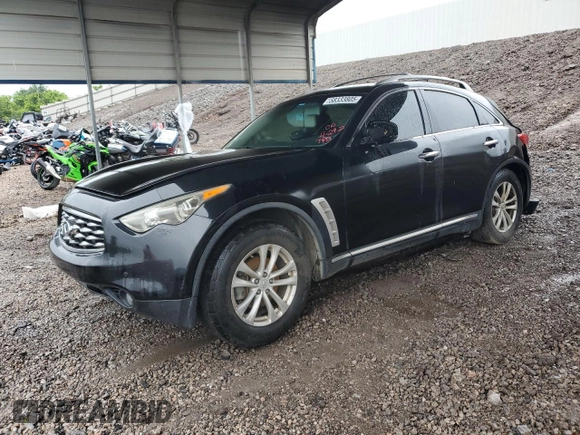 2011 Infiniti FX with VIN JN8AS1MU9BM111051, listed as a Copart auction lot 58333805 with 218,078 mi miles and Salvage title. Bid and sale history available at DreamBid. Image 1.