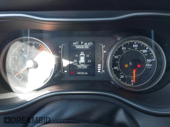 2019 Jeep Cherokee Altitude with VIN 1C4PJMLN7KD194094, listed as a IAAI auction lot 41547315 with 74,123 mi miles. Bid and sale history available at carsss.com. Image 7.