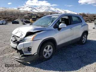 2015 Chevrolet Trax LS with VIN KL7CJPSB8FB135299, listed as a Copart auction lot 46145905 with 0 mi miles and Salvage Title. Bid and sale history available at carsss.com. Image 1.