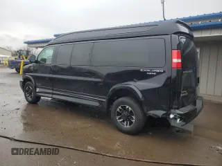 2018 GMC Savana Cargo Van with VIN 1GTW7BFG5J1160683, listed as a Copart auction lot 53020075 with 81,359 mi miles and Salvage Title. Bid and sale history available at carsss.com. Image 2.