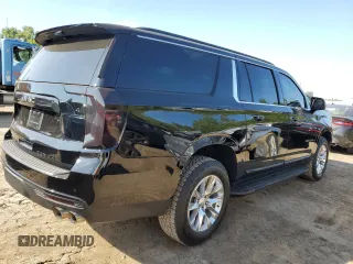 2023 GMC Yukon XL Denali with VIN 1GKS2JKL8PR328342, listed as a Copart auction lot 63427453 with 6,753 mi miles and Salvage Title. Bid and sale history available at carsss.com. Image 3.