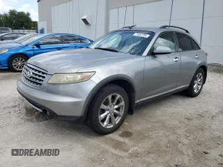 2007 Infiniti FX with VIN JNRAS08U47X102196, listed as a Copart auction lot 71552704 with 157,185 mi miles and Clean Title. Bid and sale history available at carsss.com. Image 1.