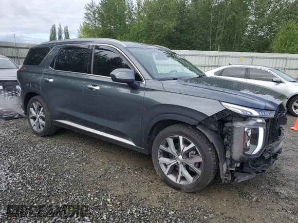 2022 Hyundai Palisade SEL with VIN KM8R4DHE7NU408641, listed as a Copart auction lot 57335835 with 66,510 mi miles and Salvage title. Bid and sale history available at DreamBid. Image 4.