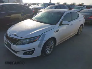 2015 Kia Optima SX Turbo with VIN 5XXGR4A69FG517335, listed as a IAAI auction lot 42014655 with 91,831 mi miles. Bid and sale history available at carsss.com. Image 2.